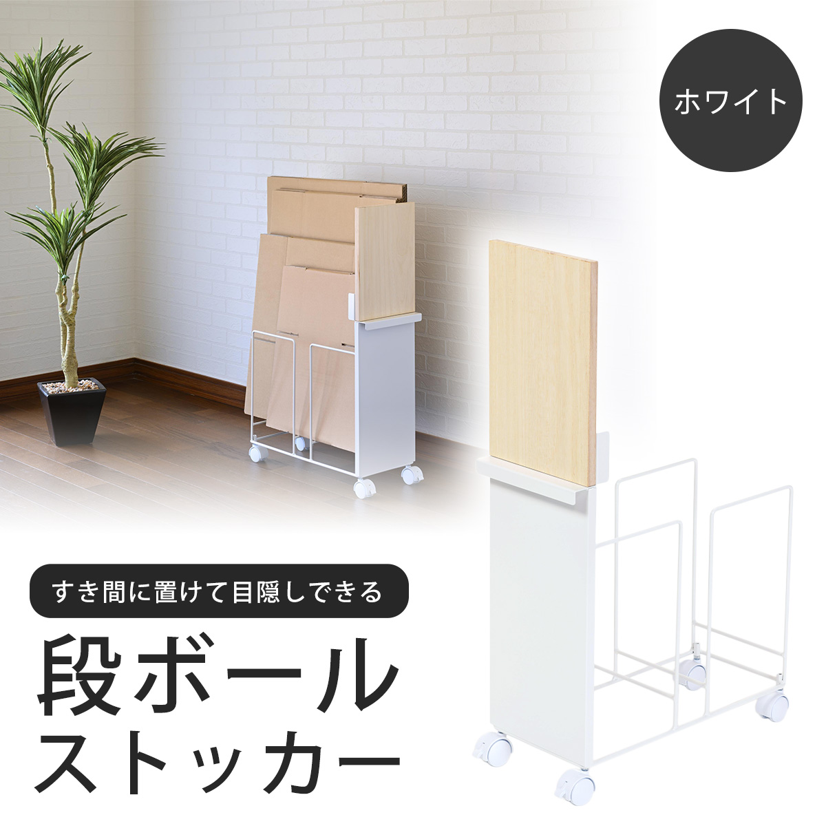 L-45258 段ボールストッカー 幅20 WH 45258.jpg