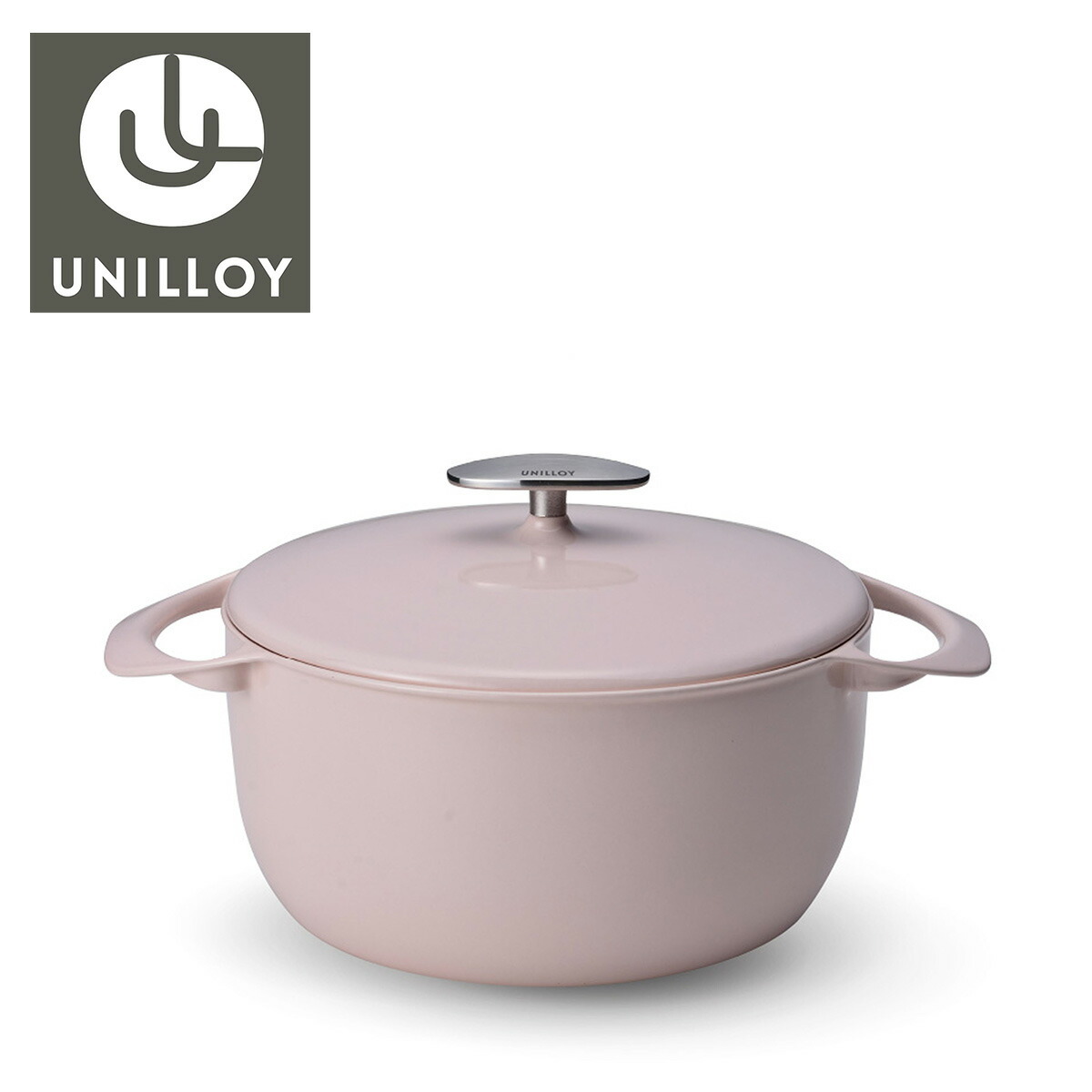 UNILLOY キャセロール 22cm サクラ 日本製 ホーロー製 琺瑯