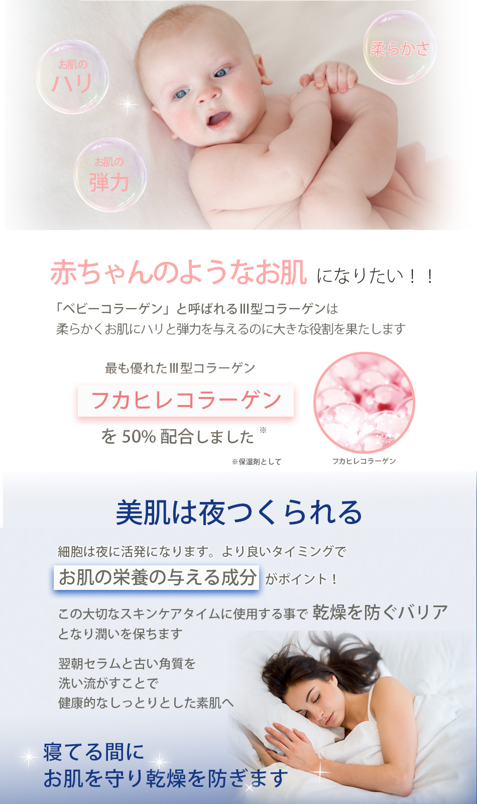 Sクララオーバーナイトウォーターフルバリアセラム 弾力 ハリ