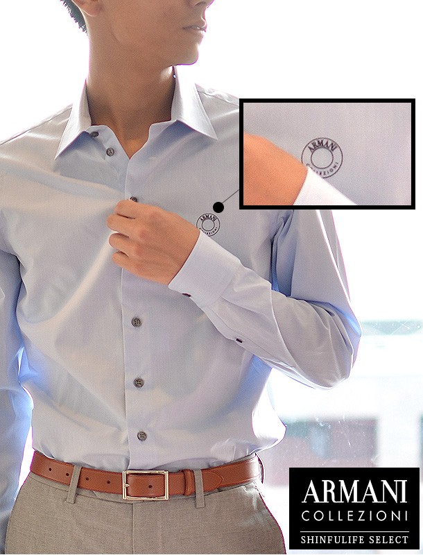 ARMANI COLLEZIONI　ドレスシャツ メンズシャツ アルマーニ コレツィオーニ ARMANI COLLEZIONI