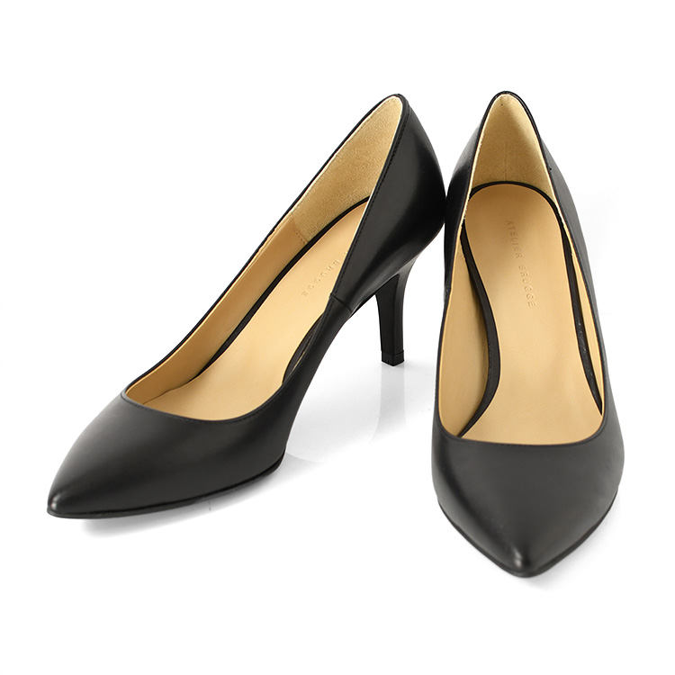 PELLICO アネッリ スムース パンプス 8.0cm BLACK パンプス AMAN