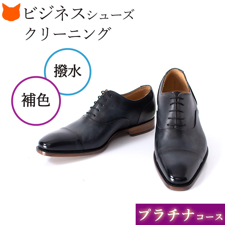 ビジネスシューズクリーニング プラチナコース