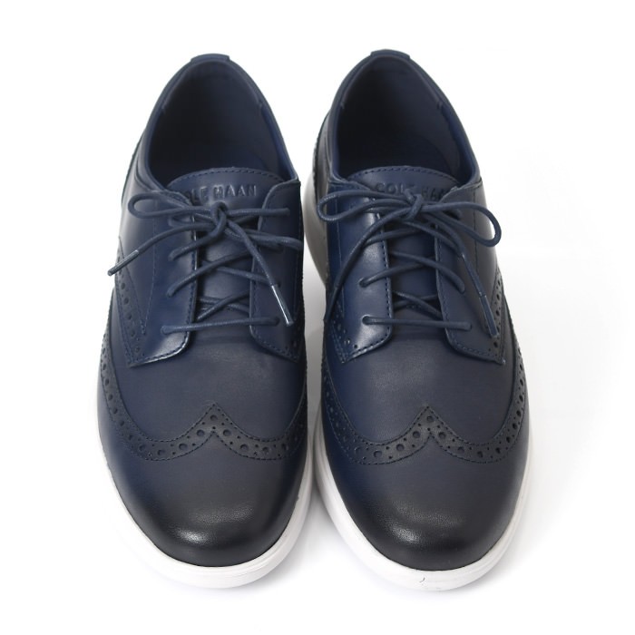 コールハーン メンズ スニーカー cole haan Grand Plus Essex Wedge Wing Oxford グランド プラス  エセックス ウェッジ オックスフォード シューズ レザー 本革