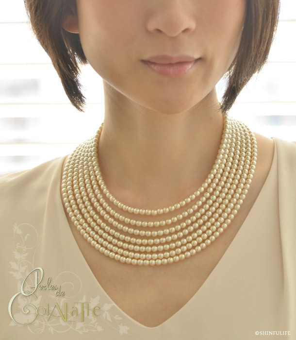 パール ネックレス 7連 クチュール ド コタラッテ プレゼント ギフト
