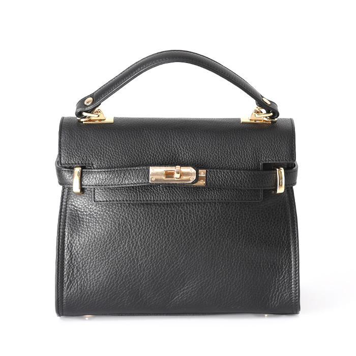 極美品 GIANNI NOTARO バックルレザーミニバッグ 2way ブラック GIANNI NOTARO】ADELEレザー2WAYミニショルダーバッグ