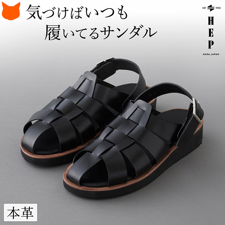kei　ダイアナ　未使用グルカサンダルレディースブラック24.5cm ダイアナ DIANA オブリックトゥグルカサンダル （黒カーフ