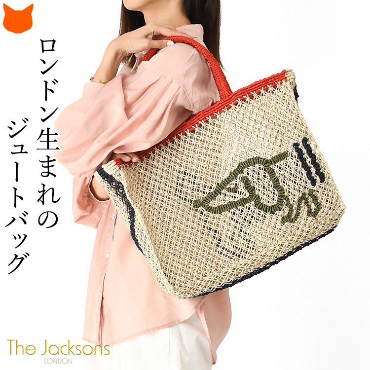 the Jacksons ジャクソンズ ジュートバッグ トートバッグ レディース