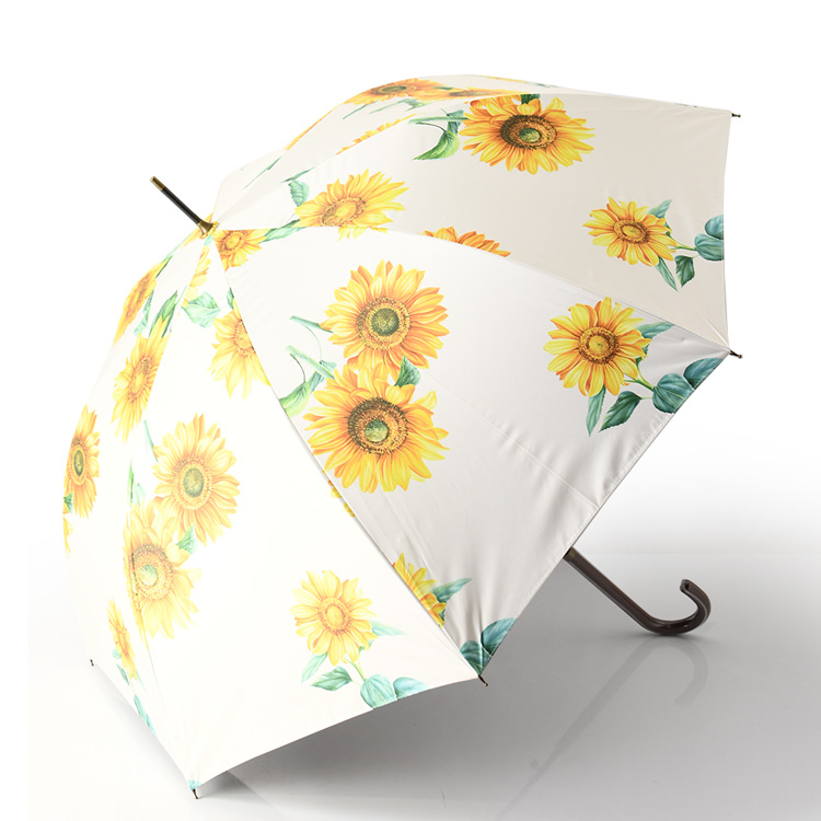 日傘 長傘 レディース 完全遮光 晴雨兼用 ジャンプ 大判 大きい ギフト