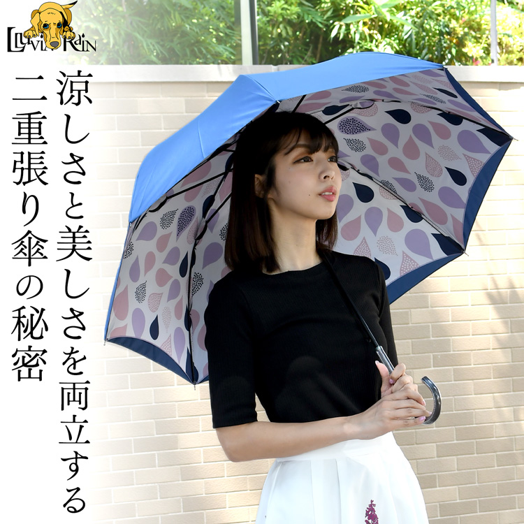 晴雨兼用 傘 長傘 遮光 遮熱 完全遮光 大きい レディース 日傘