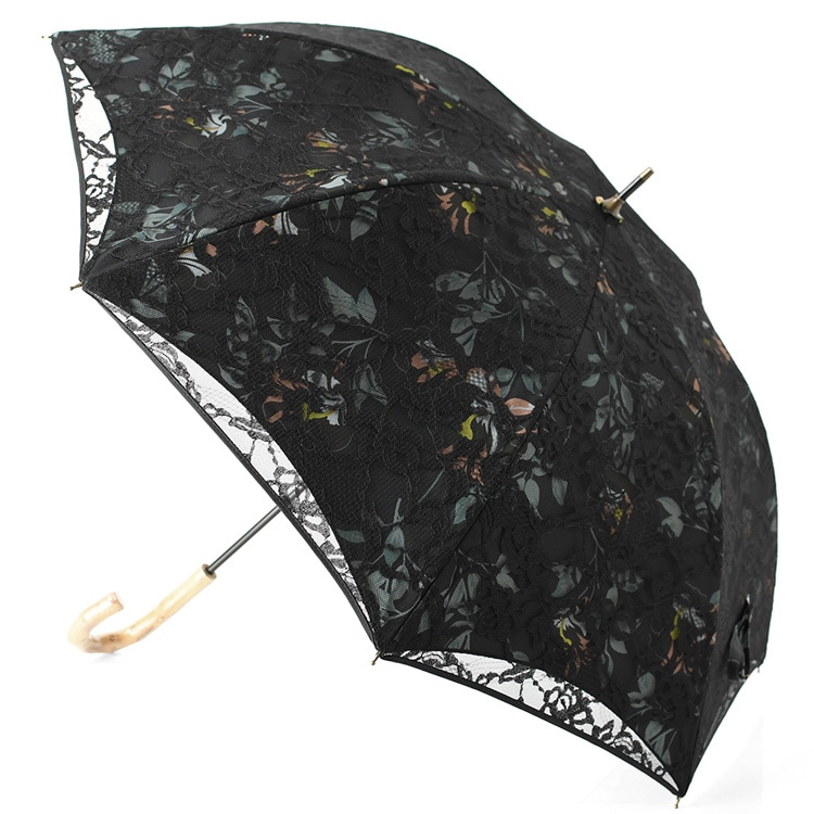 日傘 長傘 完全遮光 晴雨兼用 軽量 レース 花柄 おしゃれ 母の日 プレゼント ギフト 義母 人気 おすすめ 実用的 ブラック ホワイト 涼しい