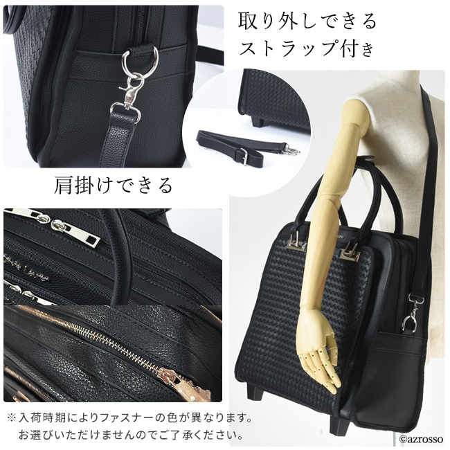 美品 ルコンド レザー 本革 キャリーケース ブラック 黒 大容量 多機能 金具 遠征民用キャリーオンバッグ | レディースファッション通販 – Re
