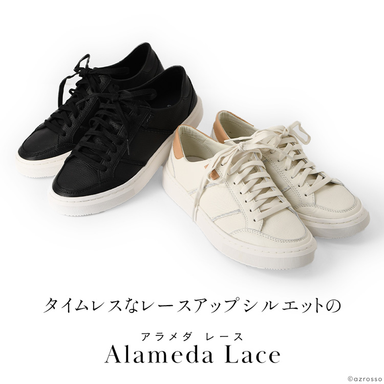 UGG スニーカー レディース 革 おしゃれ ブランド 黒 ブラック 白 ホワイト レザー Alameda Lace アグ 靴 正規品 アラメダ  レース 1130775 40代 50代 60代