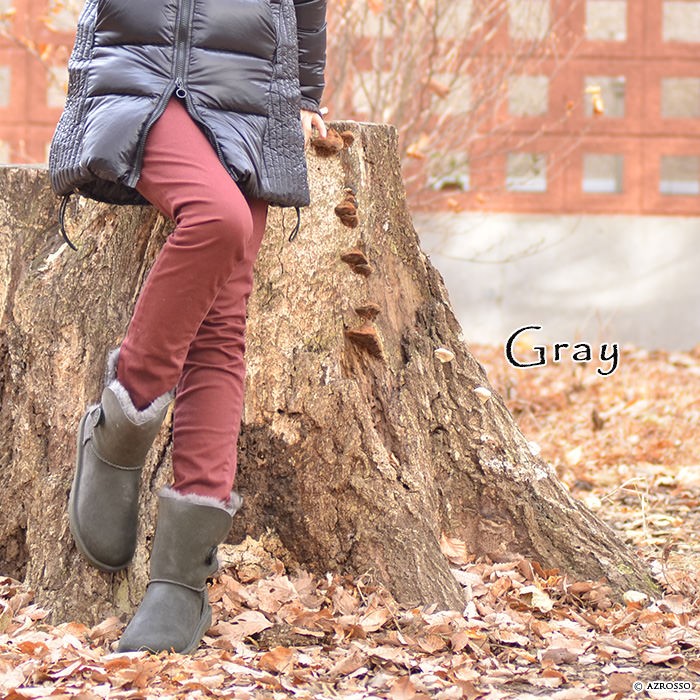 UGG アグ スワロフスキー ムートンブーツ23cm グレー ベリーボタン ugbbbm_1.jpg