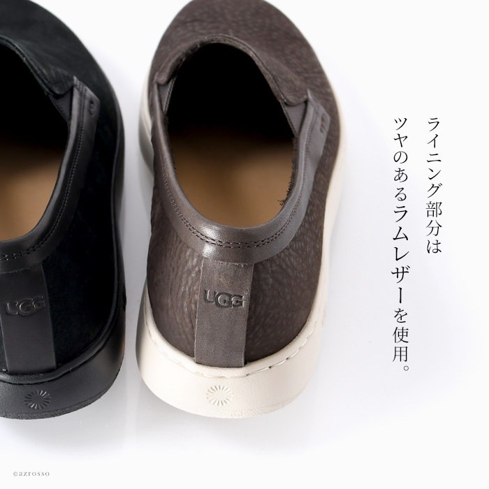 UGG アグ スリッポン メンズ レザー UGG スニーカー カジュアル