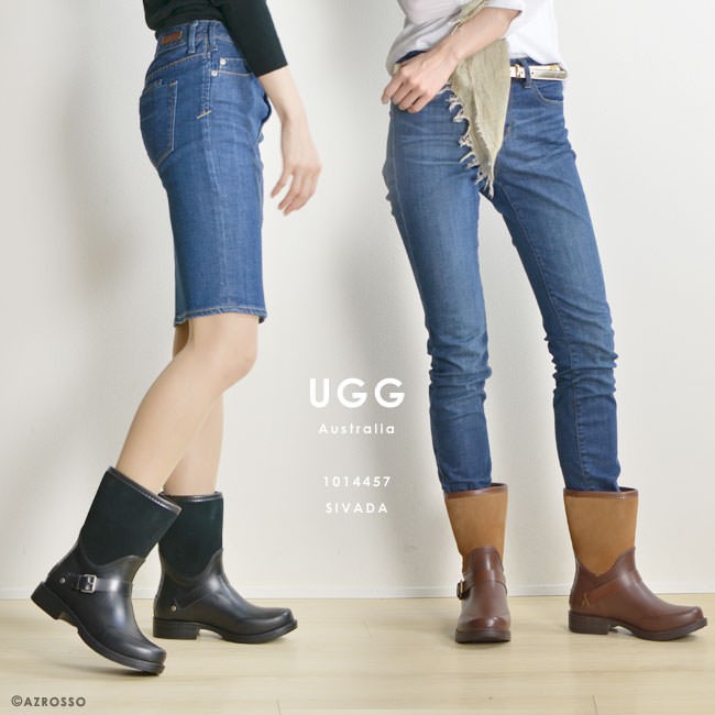 UGG アグ　レインブーツ　ブラウン　ミスジュリエット　ショート　1764 UGG アグレインブーツブラウンミスジュリエットショート1764