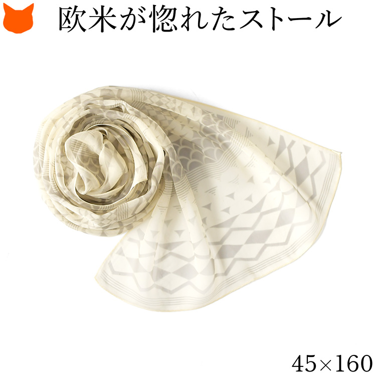 美品◆ジャックルコー 抽象柄 シルクストール 楽天市場】スカーフ シルク100% 6サイズ 小判 大判対応 ストール