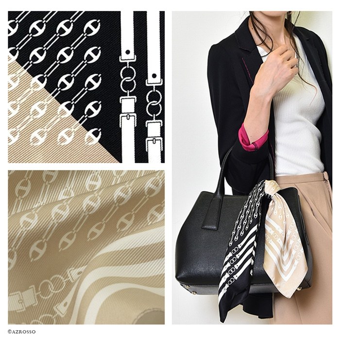 シンプル使いやすい◆CHANEL◆スカーフ シルク 25P/散りばめられたCCロゴ柄☆】CHANEL スカーフ シルク (CHANEL