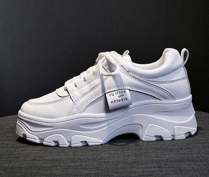 スニーカー レディース ダッドシューズ ローカット 厚底 歩きやすい カジュアル 靴 スポーツ 運動着 代 30代 40代 新作 おしゃれ ホワイト Sg2254 Shinga Shop 通販 Yahoo ショッピング