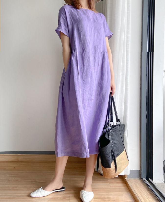 ワンピース レディース 春夏 半袖ワンピース 40代 キレイめ ロングワンピース 無地 Aラインワンピース ゆったり オシャレ 上品 韓国風 Sg2360 Shinga Shop 通販 Yahoo ショッピング