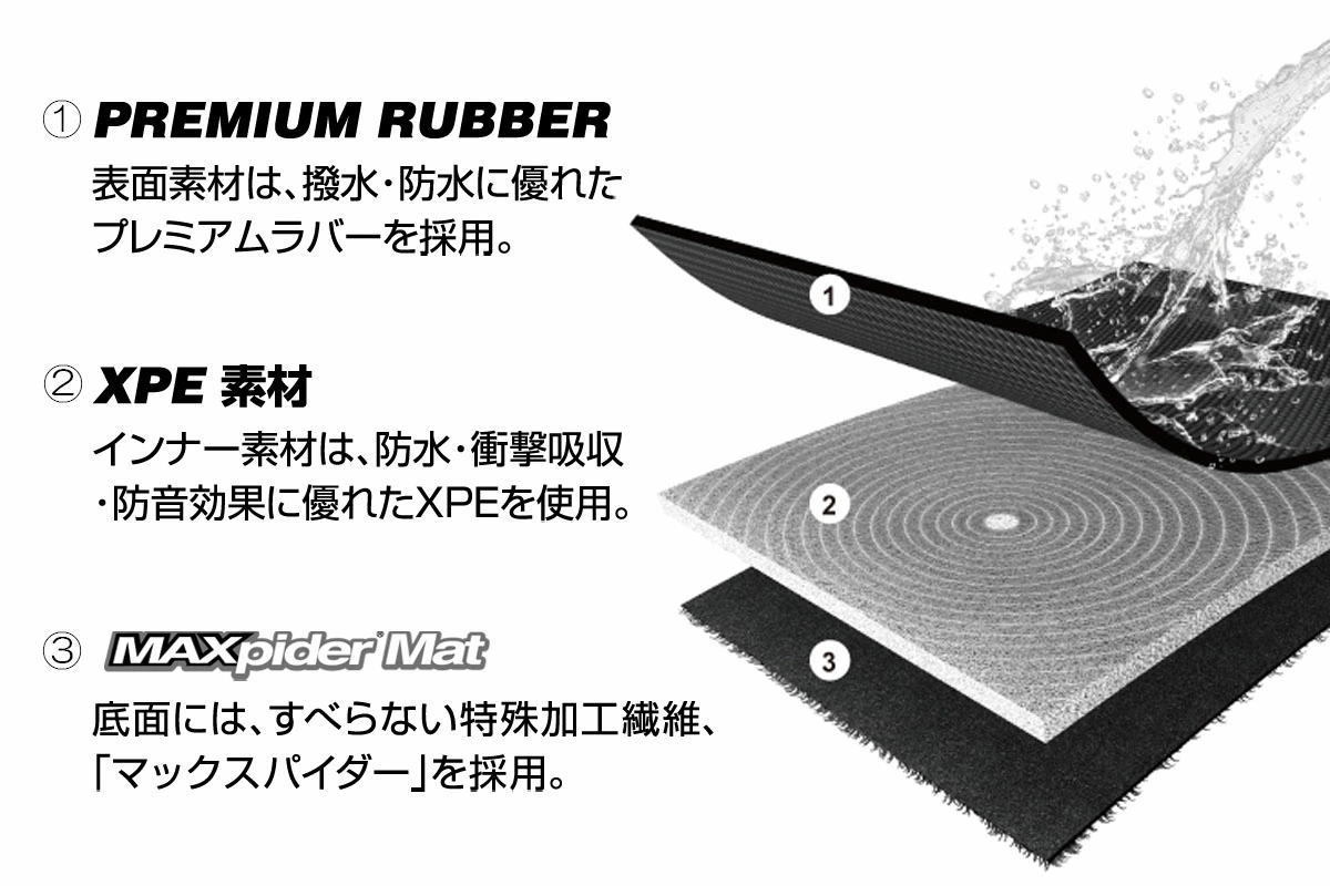 86/BRZ用　フロアマット　4点セット Amazon | ZN6 86 / ZC6 BRZ 立体形状 フロアマット 4ピース