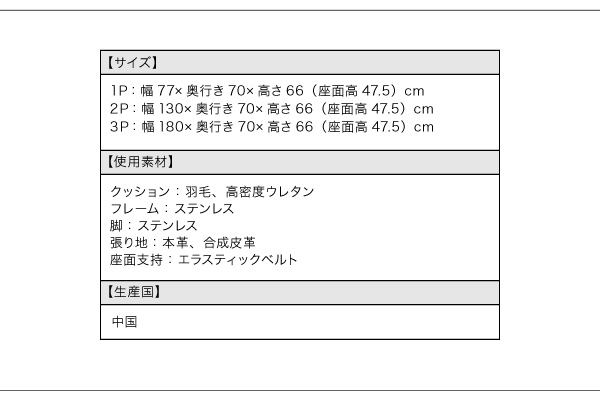 スタンダードソファ デザインソファ ル・コルビジェ ソファ LC2 2P