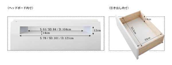 大量注文受付 組立設置付き モダンライト・コンセント収納付きベッド