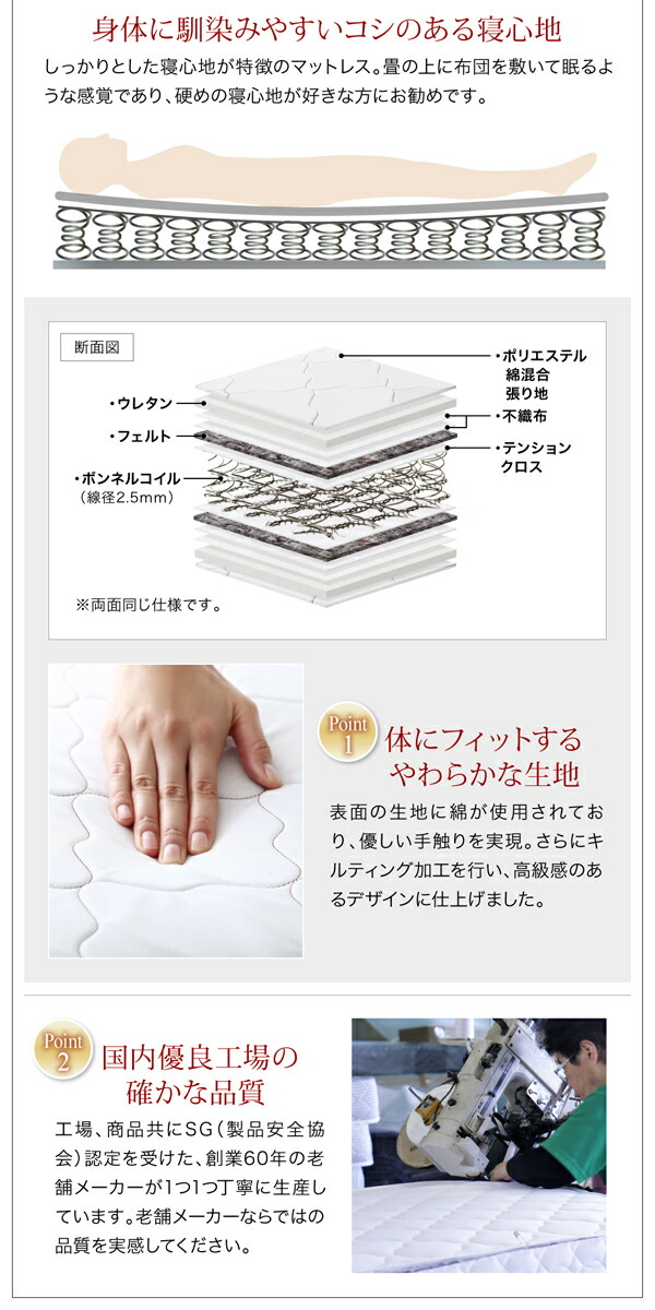 棚・コンセント付きレザーすのこベッド ベッドフレームのみ セミダブル | ブランド登録なし | 19