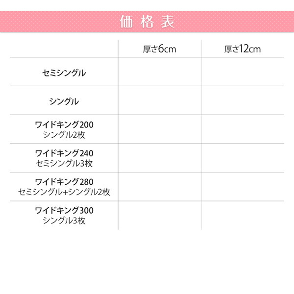 マットレス 三つ折り コンパクト 収納 ファミリー 子供 日本製 川の字 ゆったり 6サイズ 大きい 折り畳み 折りたたみ 厚さが選べる シングル 厚さ6cm