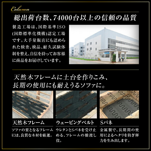 スタンダードソファ デザインソファ 条件や目的に応じて選べる 重厚デザイン応接ソファセット ソファ3点セット 1P×2+2P_10