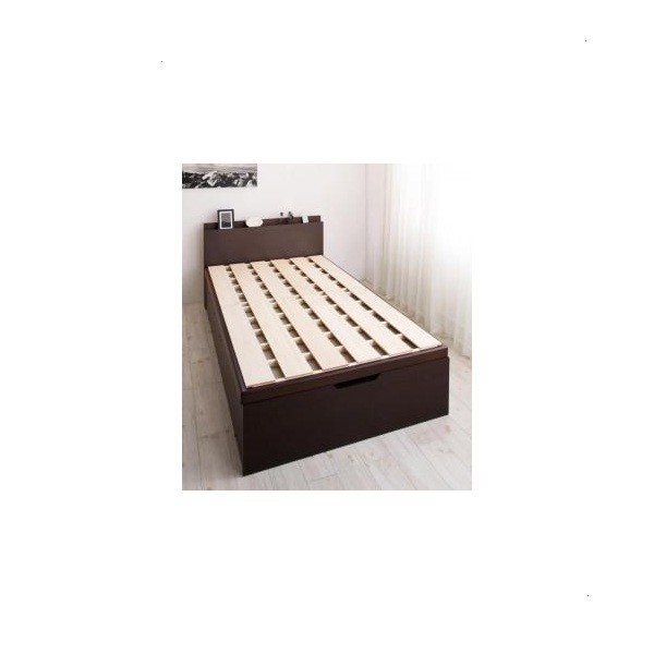 ベッドフレーム 収納ベッド シングル 組立設置付 長く使える国産頑丈大