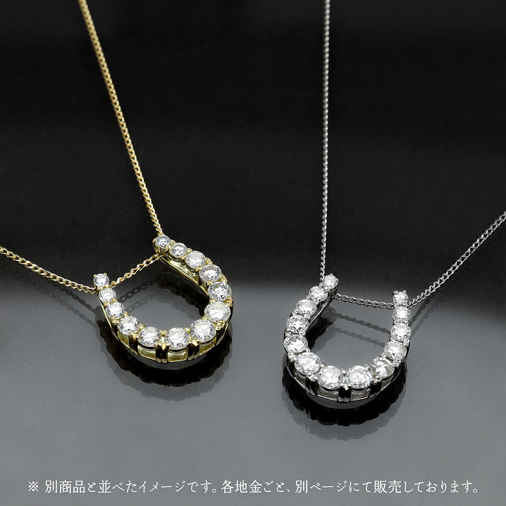 k18 ホースシュー ネックレス 馬蹄 18金 18k イエローゴールド