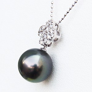 は*と様 【¥25.000】新品・未使用♦︎Vin パール　黒　ベスト　タグ付き パール 真珠ペンダント パールネックレス ブラックパール 黒真珠