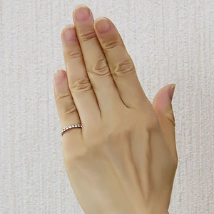 k18ピンクゴールド0.10カラットダイヤモンドエタニティリング ピンキー 5号 楽天市場】K18YG【0.10ct】クロス ダイヤモンド エタニティ ピンキー