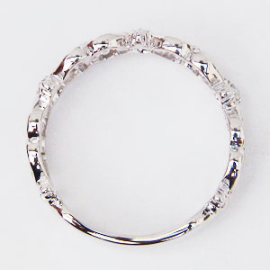 ダイヤモンドリング ダイヤモンド 指輪 ダイヤ 0.05ct k18 ホワイト