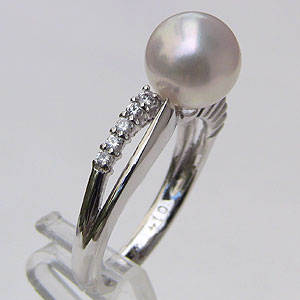 パールリング 普段使い パール リング 真珠 指輪 あこや本真珠