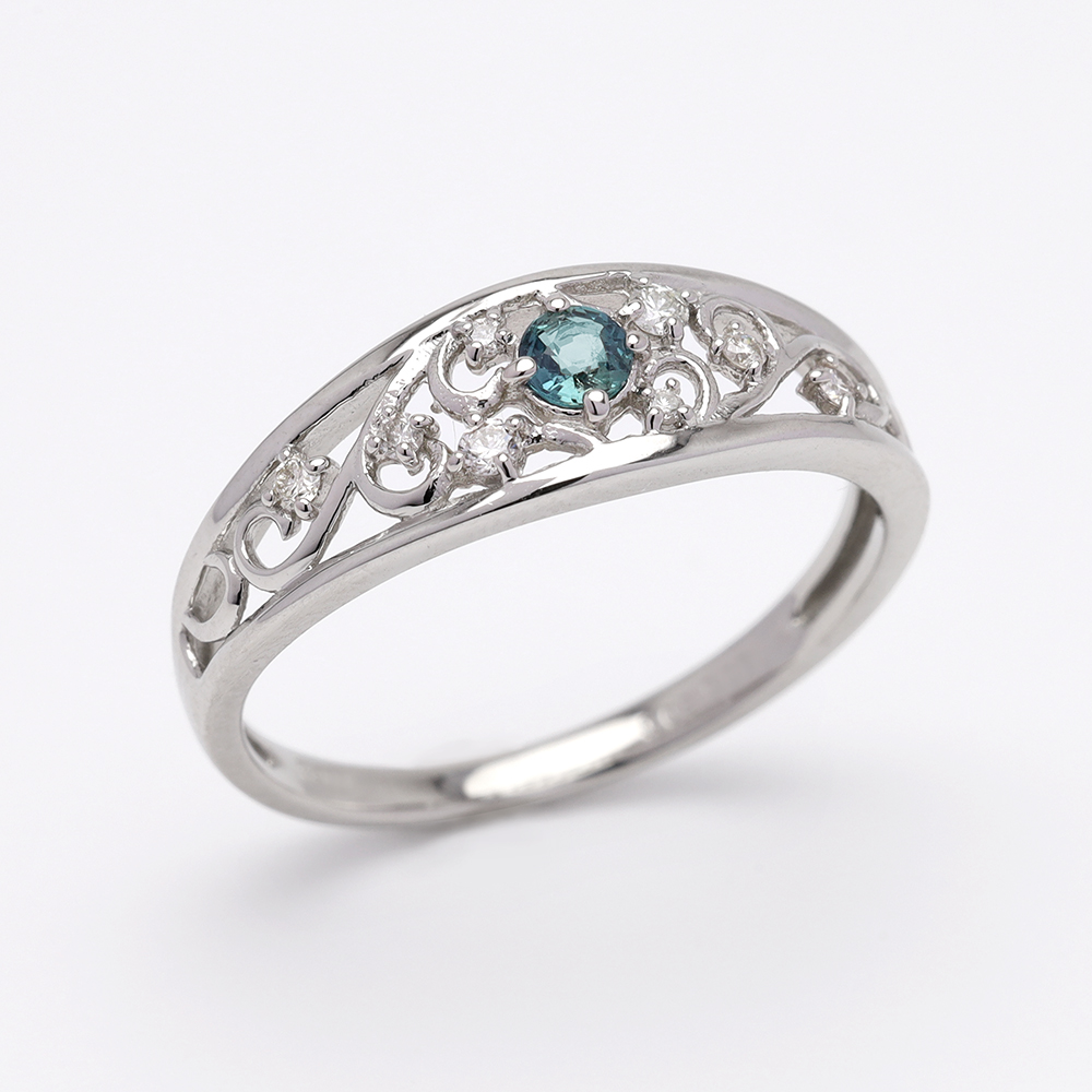 pt900 アレキサンドライト 指輪 リング ダイヤモンド プラチナ 天然