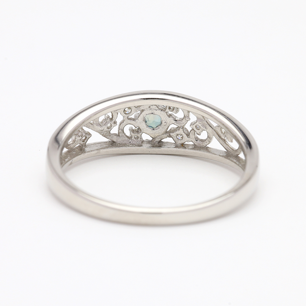 pt900 アレキサンドライト 指輪 リング ダイヤモンド プラチナ 天然