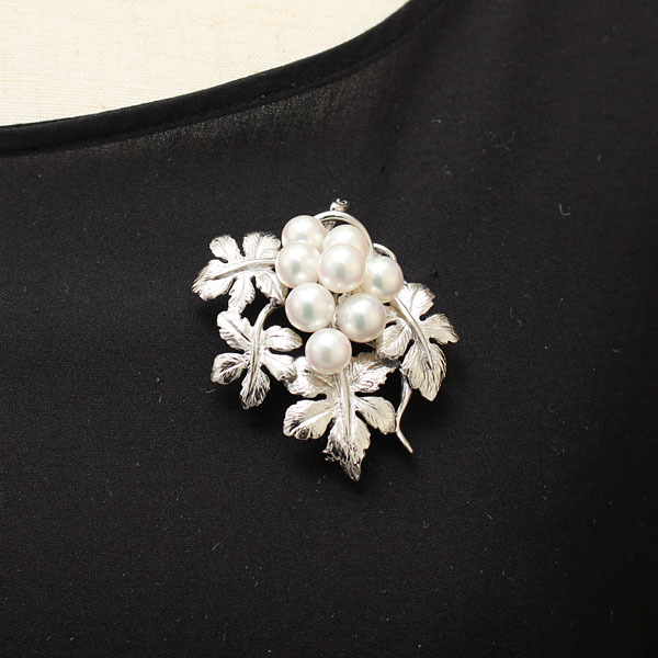 レディース　アクセサリー　プローチ　真珠　宝石　プローチ71点まとめ売り パール ブローチ 真珠 フォーマル 植物モチーフ あこや真珠
