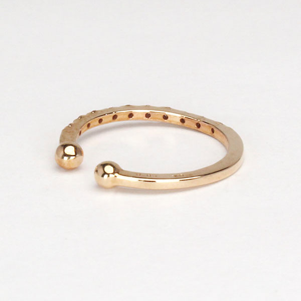 イヤーカフ イヤカフ k18 メンズ 自分買い ギフト ジュエリー 18金 18k 片耳用 ピンクゴールド ご褒美 上品 ダイヤモンド ダイヤモンド  p エレガント プレゼント 通販