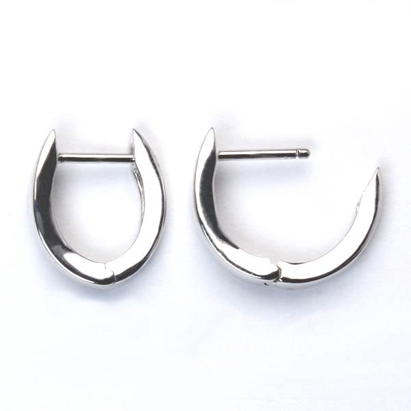 プラチナ　pt900　フープピアス　両耳 楽天市場】Pt900 プラチナ パイプ フープピアス 1mm×13mm メンズ