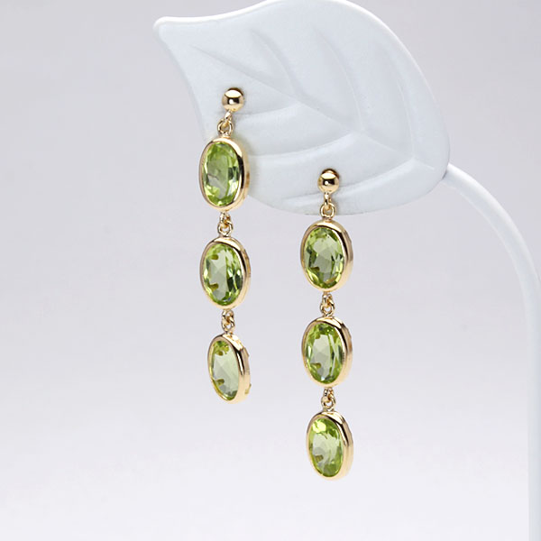 【3mm】ペリドットのシンプルスタッドピアス K18YG K18YG ペリドット ピアス|festaria Online Shop(フェスタリア