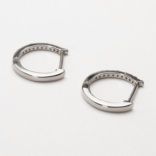ピアス フープ フープピアス プラチナ pt900 プラチナ900 ダイヤ