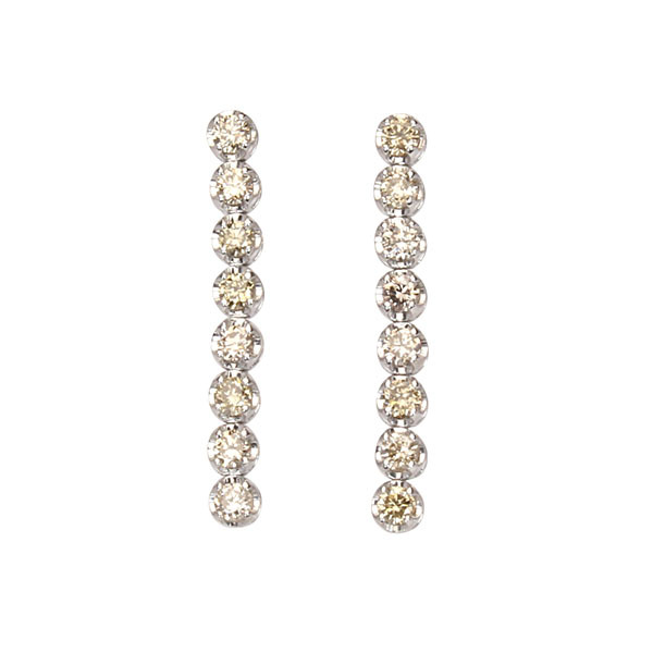 ピアス ダイヤモンド ダイヤ スタッドピアス バーピアス 18金