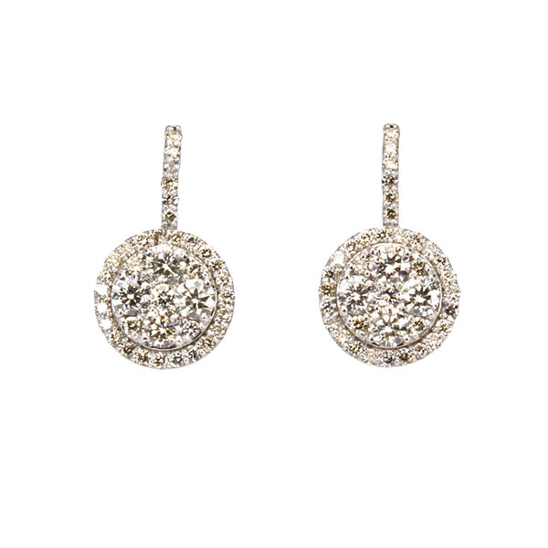 Tanje 18K 18金 グレーダイヤモンド ピアス　フックピアス 楽天市場】k18 ピアス ダイヤモンド レディース ダイヤ ゴールド