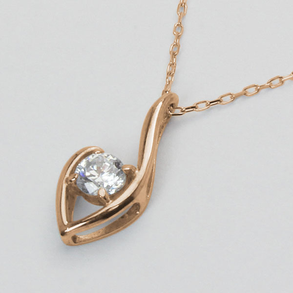 ダイヤモンド ネックレス ダイヤ ダイヤネックレス 一粒 10金 k10 10k