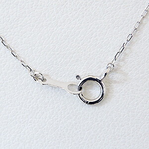 ペンダントネックレス ダイヤモンド ネックレス 0.04ct k18 ホワイト
