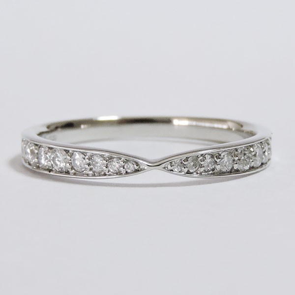ダイヤモンド リング pt900 プラチナ 0.25ct 指輪 インフィニティ型