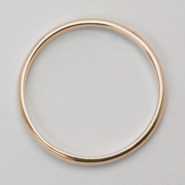 リング 指輪 甲丸リング 結婚指輪 マリッジリング レディース k18 18k