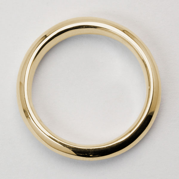 リング 指輪 甲丸リング 結婚指輪 k18 18k 18金 イエローゴールド 甲丸