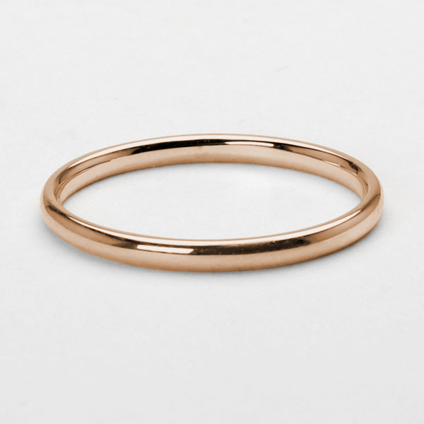 リング 指輪 甲丸リング 結婚指輪 マリッジリング レディース k18 18k